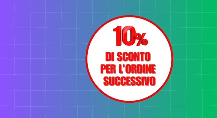 10 PERCENTO DI SCONTO_ORDINE BEP SUCCESSIVO