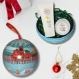 BE.P Palla di Natale Skincare Kit 2 Unisex con crema mani Nectar Citrus e crema viso Hydra Coral alla polvere di corallo